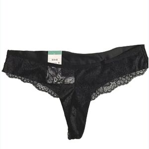 Auden lace thong black xs
